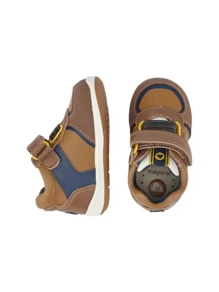Pantofi Mayoral cu velcro maro
