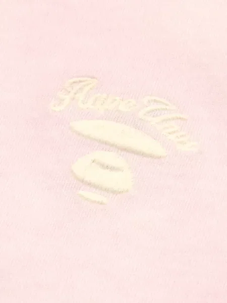 Πλευρωτός μπλούζα Aape By *a Bathing Ape® με κέντημα ροζ