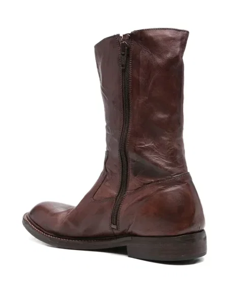 Botine Moma din piele maro