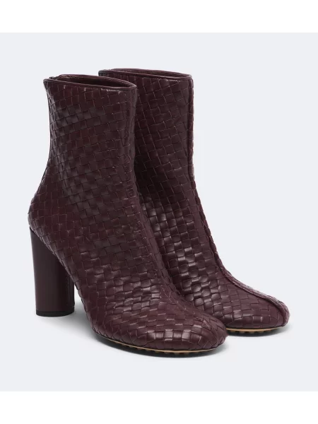 Cizme scurte Bottega Veneta din piele