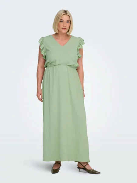 ONLY Carmakoma Rochie CARMetta pastel verde