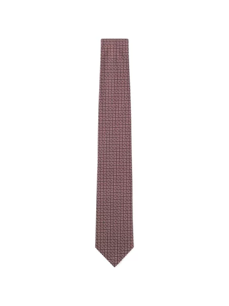 Μεταξωτή γραβάτα Boss κόκκινο