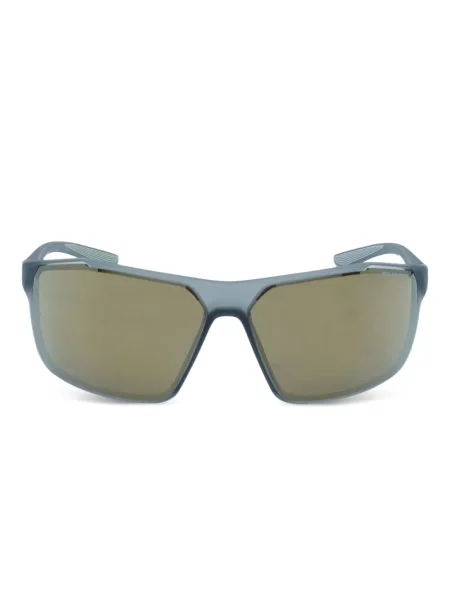 Ochelari de soare Nike cu cordon din jerseu cu imprimeu abstract gri