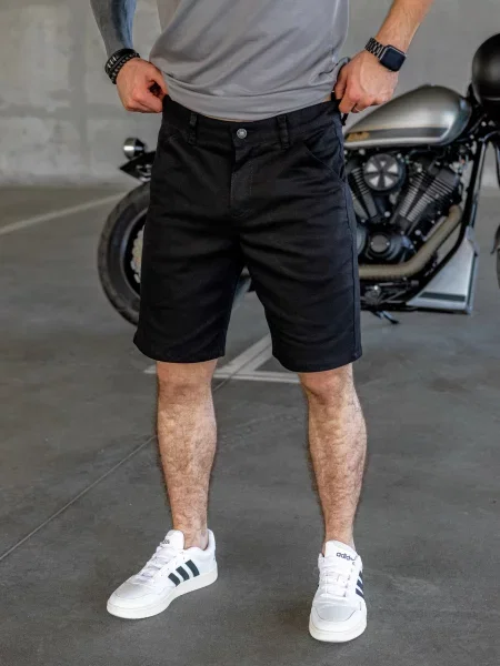 TeamV Шорти Бавовна/еластан чорний