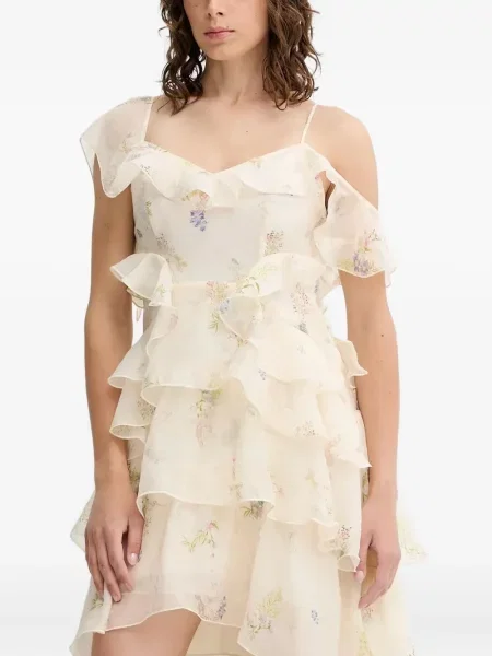 Rochie Allsaints cu model floral cu imagine de costum