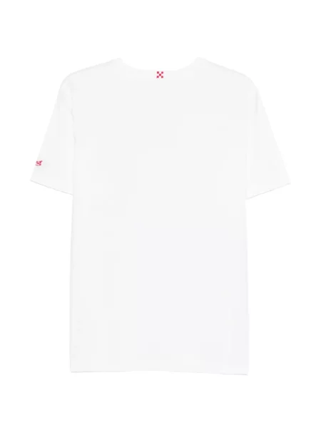 Tricou grafic Mc2 Saint Barth cu imagine alb