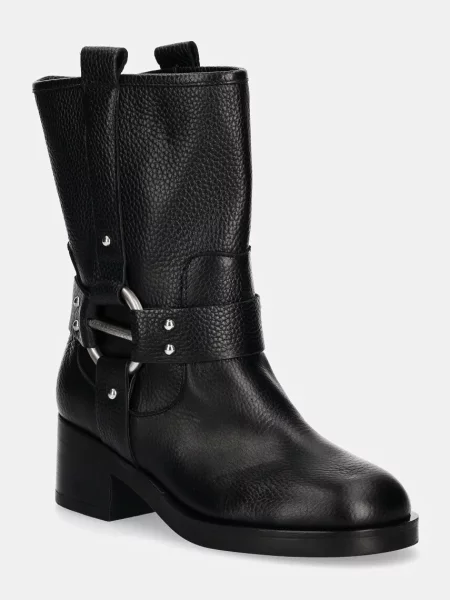 Škornji Karl Lagerfeld črna