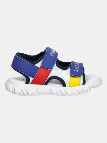 Tommy Hilfiger Sandále Velcro Sandal S Farebná modrá