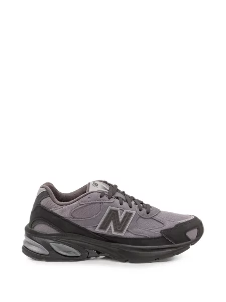 Sneakerși New Balance plasă cu autograf violet