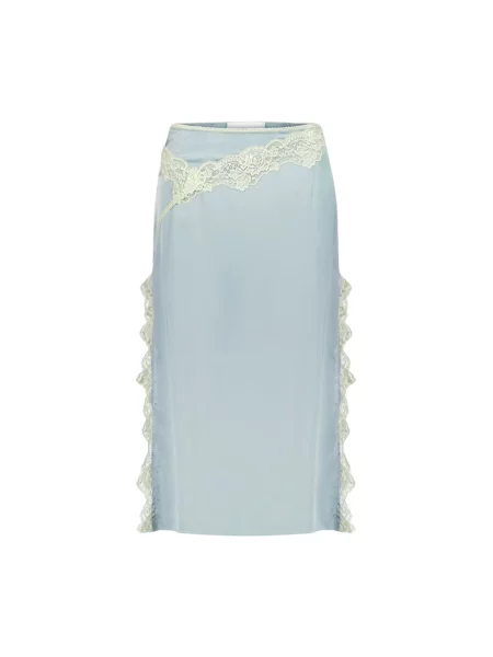 Spódnica midi Vaillant niebieska