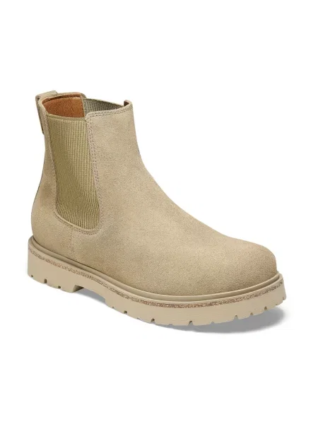 Trampki Birkenstock Highwood Slip On Mid W Leather Velvet Taupe EUR 38 beżowe