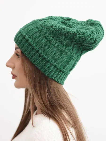 Căciulă Kesi din fleece verde