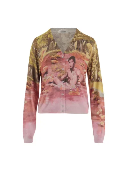 Dzianinowy kardigan Versace