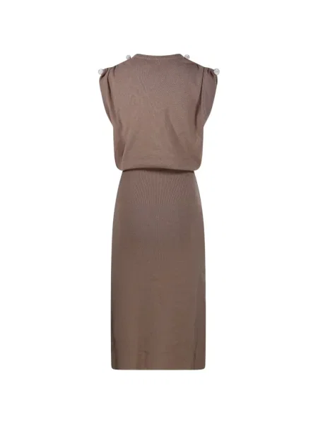 Rochie midi Giuseppe Di Morabito fără mâneci tricotate