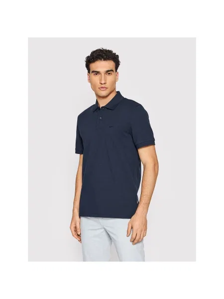 Polo majica Boss Black modra