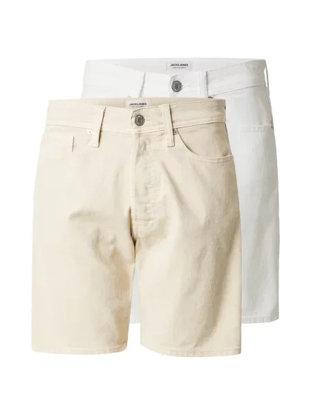 JACK & JONES Jeans JJIRICK JJORIGINAL crem / denim alb