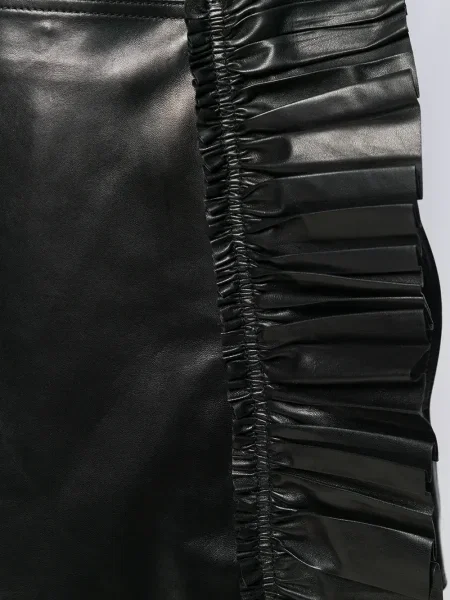 Pantaloni scurți Valentino Garavani cu volane negru