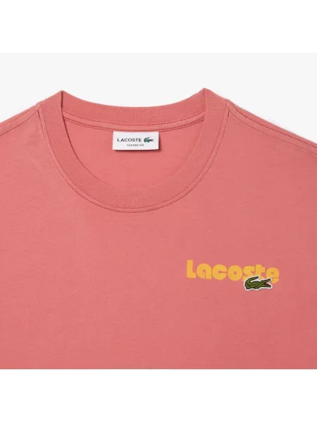 Lacoste Koszulka Lacoste różowa