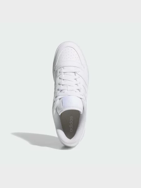 Кожаные кеды Adidas белые