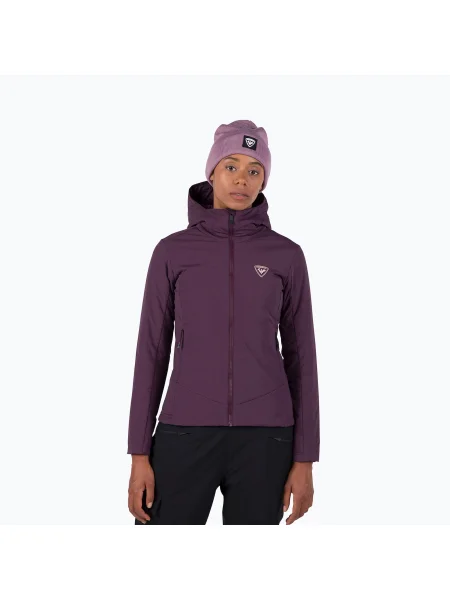 Női Rossignol Opside Hoodie szigetelt kabát szürkebogyó. Méret: S lila