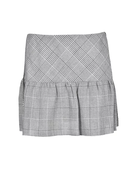 Mała mały spódnica mini Alessandra Rich szara