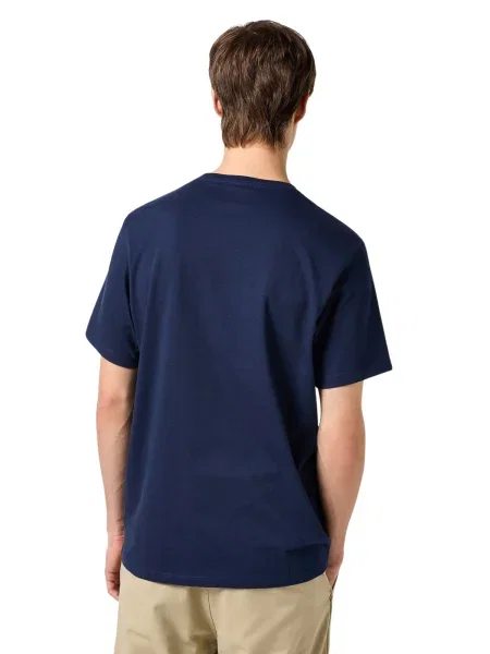 WRANGLER Tricou albastru marin alb