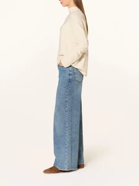 Opus Pants Džíny S Širokými Nohavicemi Mari Willow mid river blue modré