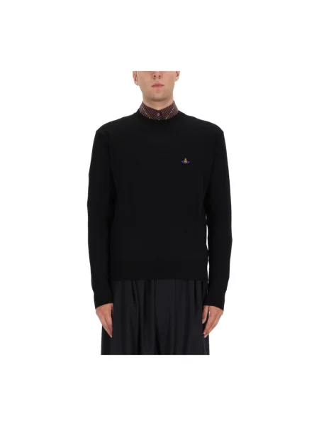 Sweter Vivienne Westwood z logo czarny
