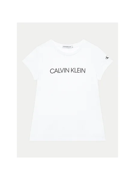 Calvin Klein Jeans Póló Regular Fit fehér