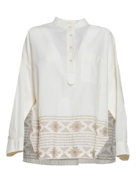 Haftowana bluzka Bazar Deluxe biała