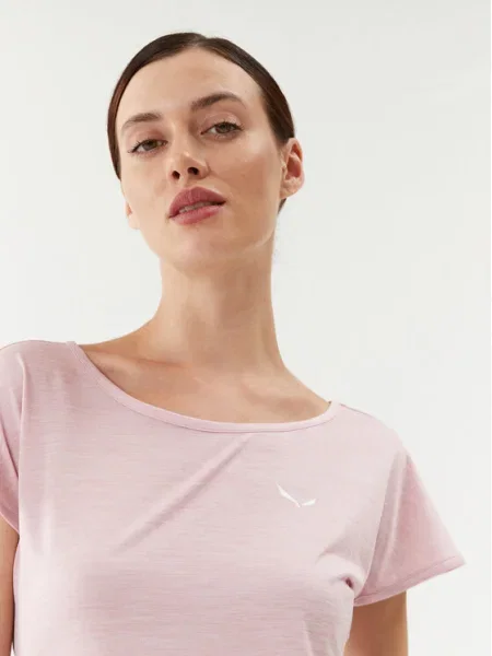 Спортна тениска Salewa Puez Melange розово