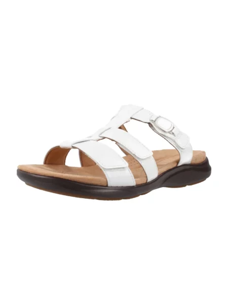 Klapki Clarks białe