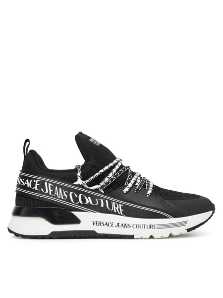 Versace Jeans Couture Buty Mężczyzna 42 EU Sneakers czarny