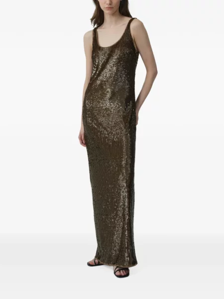 Rochie maxi Simkhai cu paiete maro
