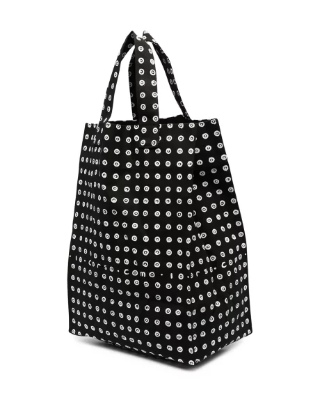 Geantă shopper 10 Corso Como cu imagine negru