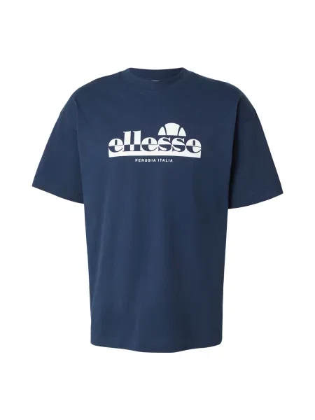 ELLESSE Tricou Plerica bleumarin alb