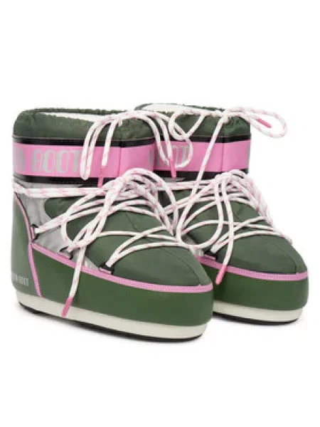 Kozačky Moon Boot zelené