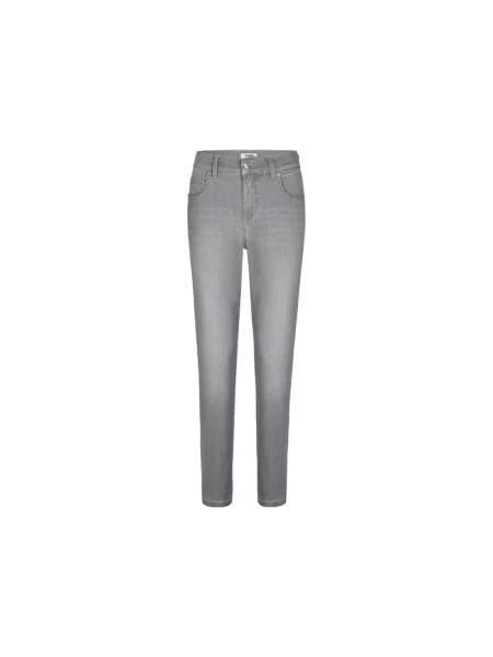 Jeansy o kroju slim fit z 5 model ‘CICI’ Angels szare