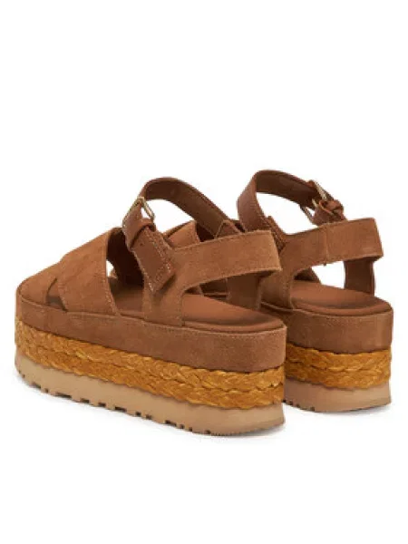 Ugg Espadrilles W Aubrey Ankle Strap barna