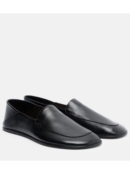 Pantofi loafer Calvin Klein Collection din piele negru