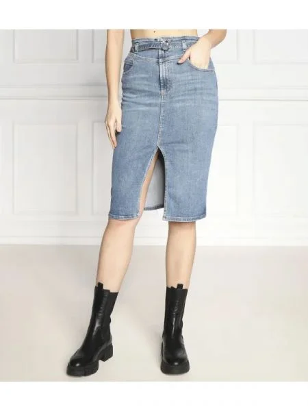 Pinko Fustă RINGHIO albastru