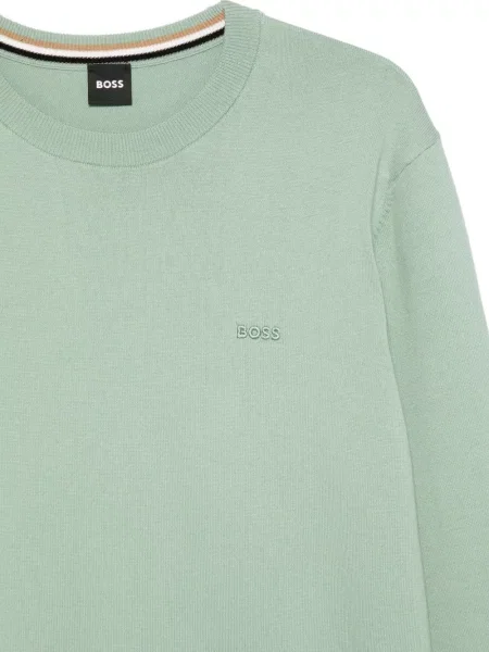 Hanorac Boss cu broderie verde