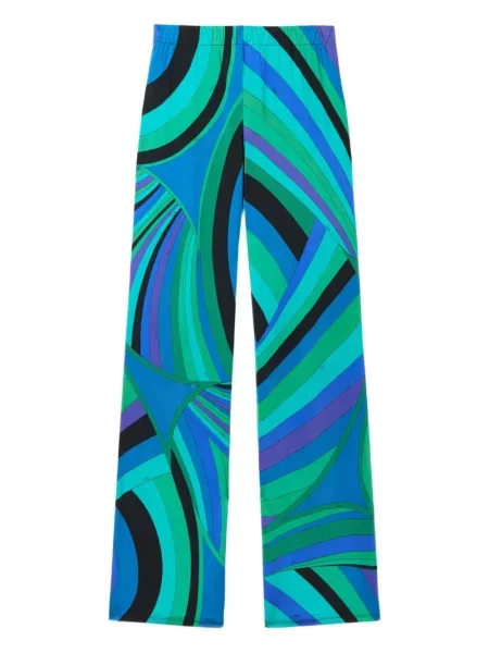 Pantaloni Pucci cu imagine verde
