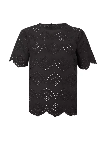 PIECES Bluză PCVILDE' negru