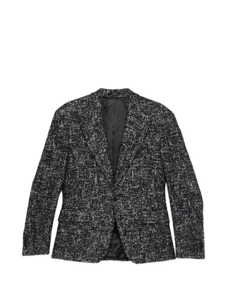 Sacou Karl Lagerfeld din tweed negru