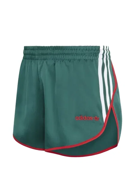 Pantaloni scurți Adidas cu dungi verde