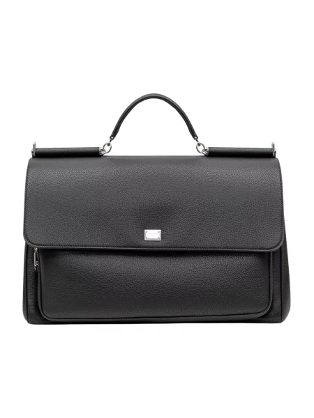 Torba Dolce And Gabbana skórzana czarna