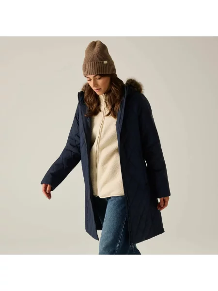 Pikowana kurtka Fionne niebieska