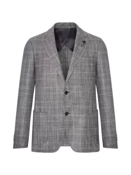 Sacou Lardini în carouri gri