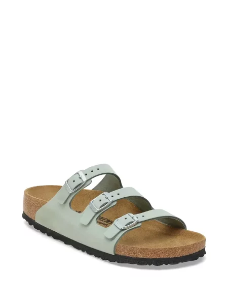 Sandale Birkenstock cu cataramă verde